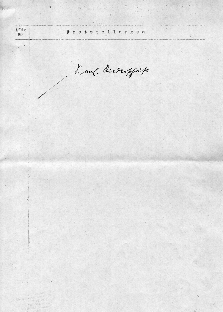 Faksimile des Dokuments "Rechnungshofbericht vom 04.01.1945"