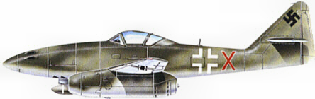 Foto Messerschmitt Me 262-2a